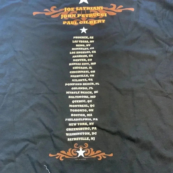 Joe Satriani G307 Original Brand Concert Tee Shirt Retro - Picture 5 of 7